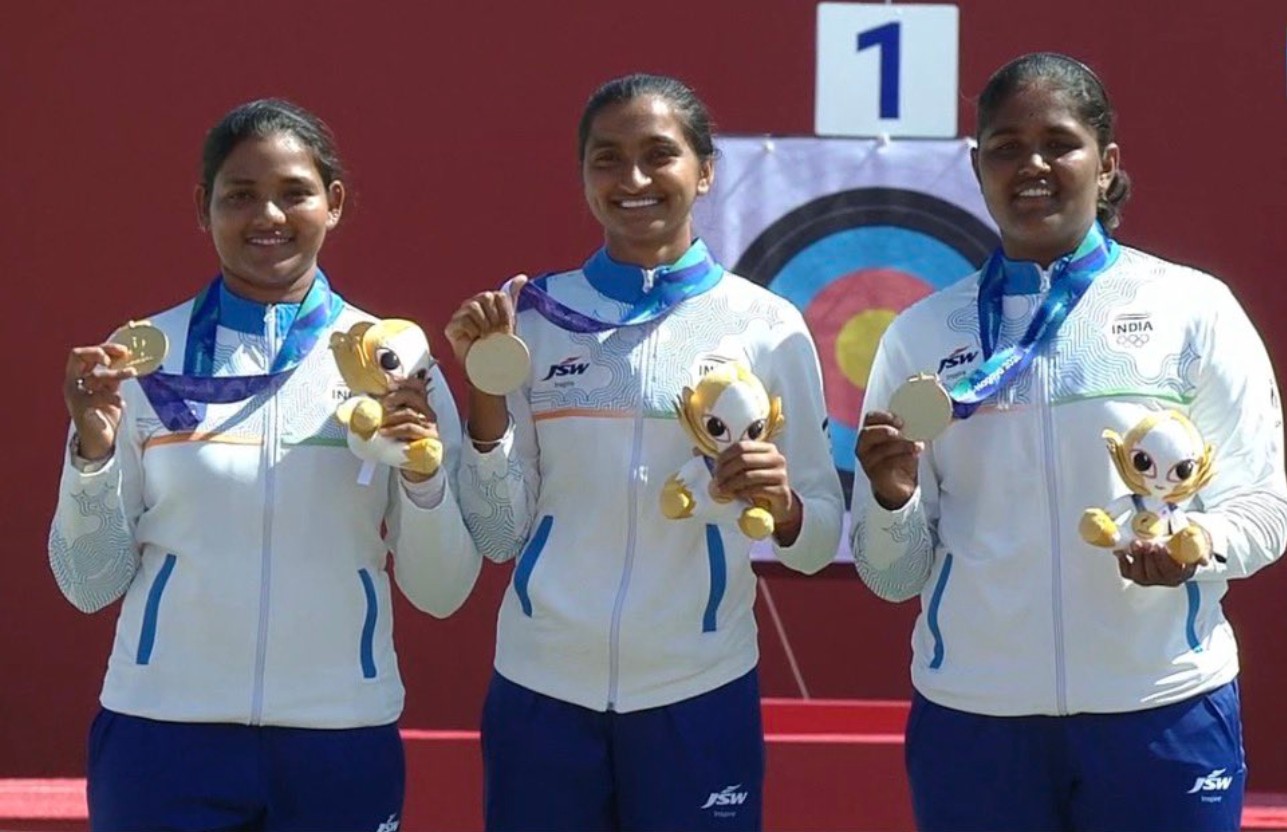 India's Women Beat South Korea for a First-Ever Team Recurve Archery Gold