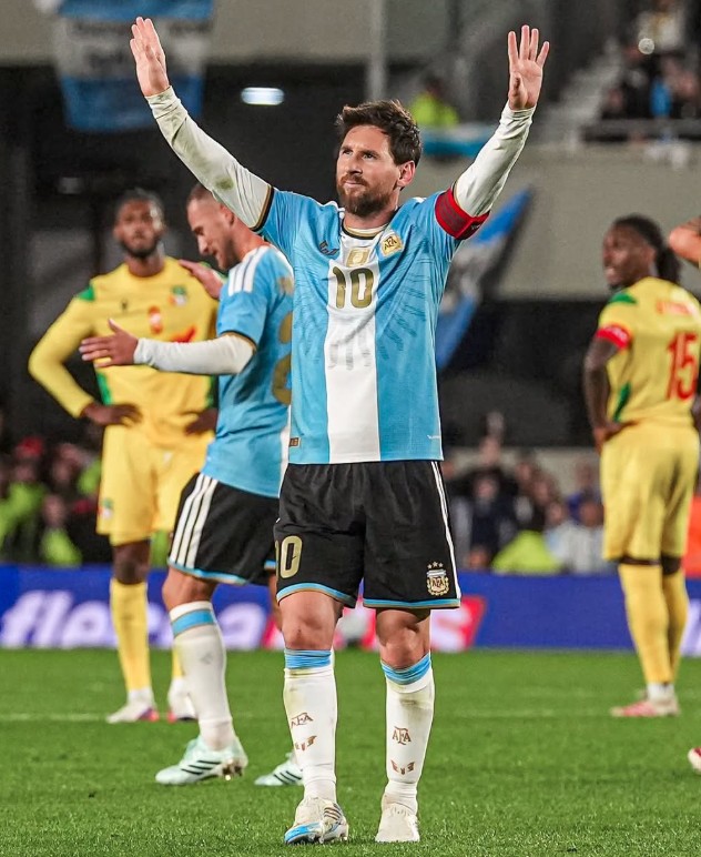 Messi Bows Out of Argentina Duty With a Goal and Two Assists in 3-0 Win Over Benin